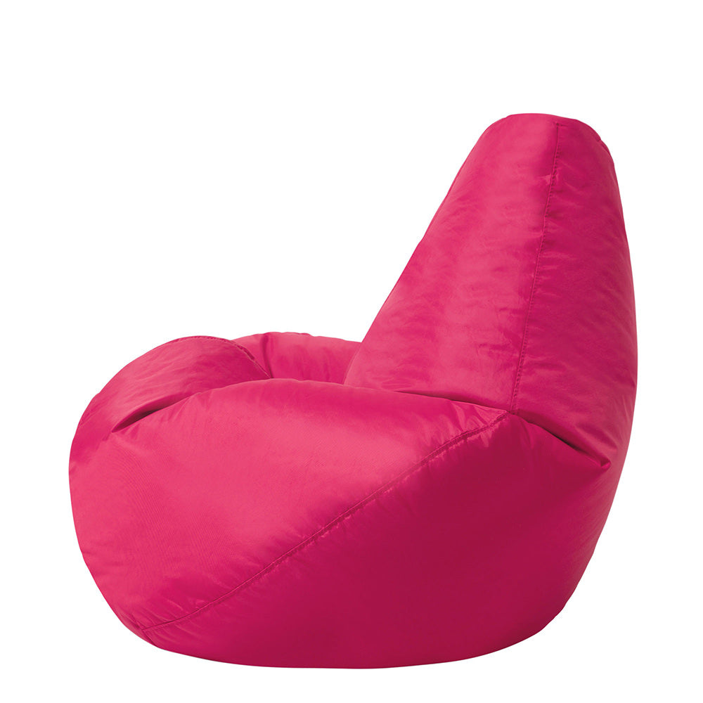 Kids High Back Bean Bag Chair | Pink