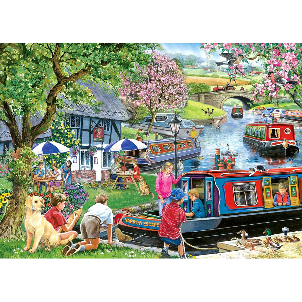 Narrow Escape - 1000 Piece Jigsaw Puzzle For Adults