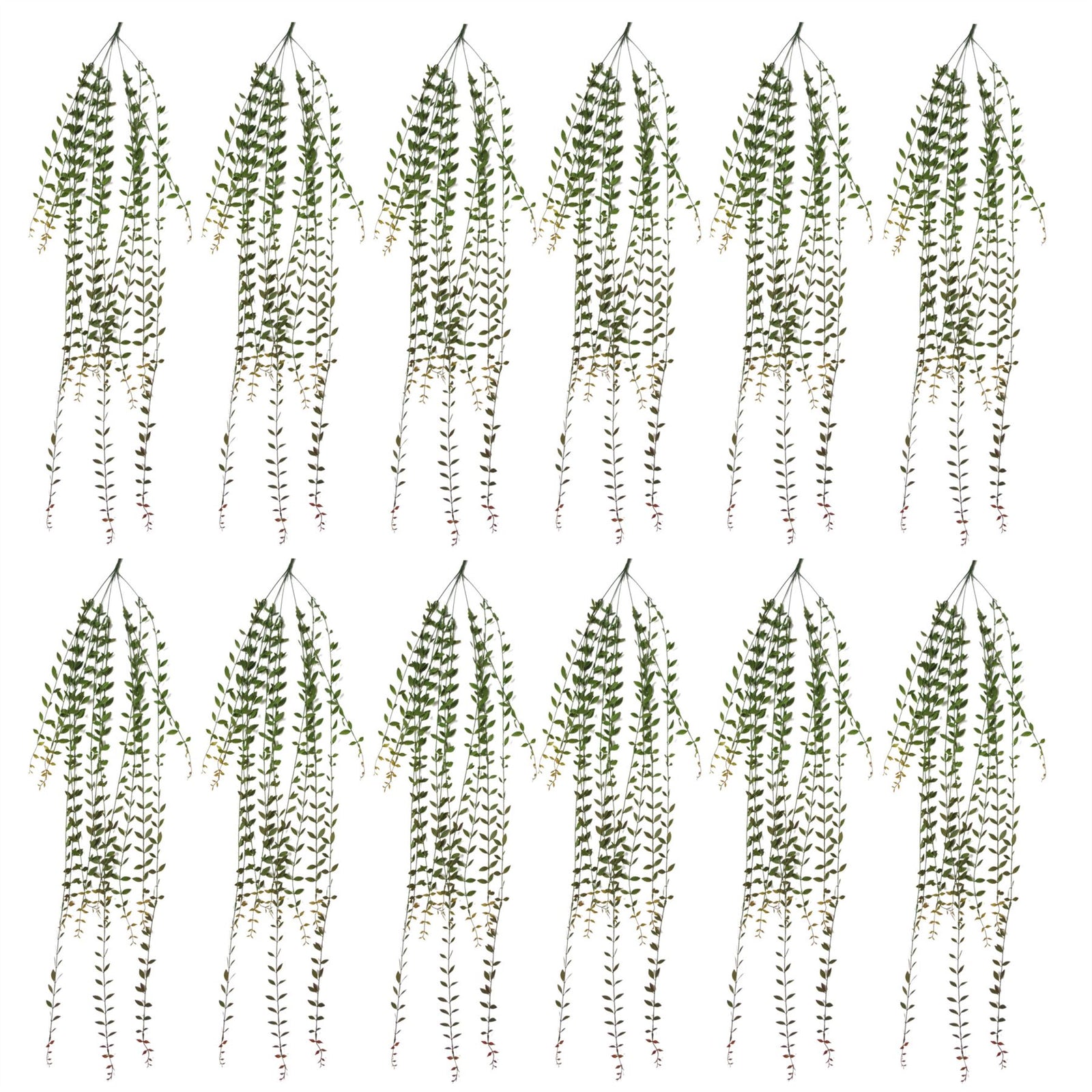 Pack Of 12 X 120cm Artificial Hanging String Of Pearls