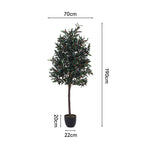 120cm/190cm Tall Artificial Olive Tree Decorative Plant In Planter | Large