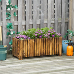 Raised Flower Bed Wooden Planter Box 4 Feet (repeat)
