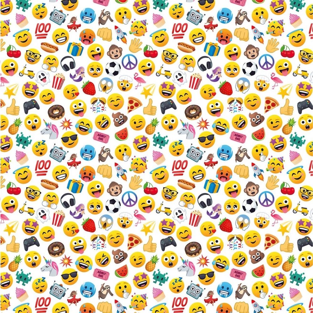 Emoji 2m Roll Wrapping Paper