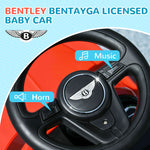 Bentley Bentayga Licensed Baby Push Car W/ Under Seat Storage | Red