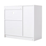 Wooden Sideboard Storage Cabinet With 3 Doors And 1 Drawer
