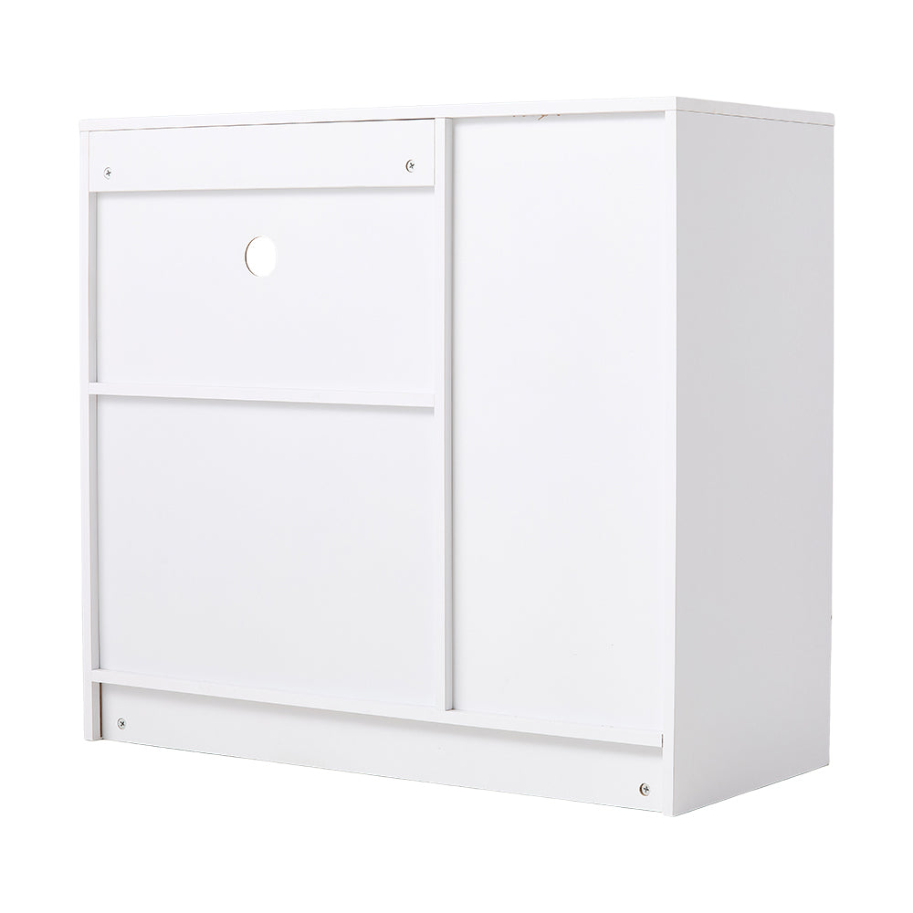 Wooden Sideboard Storage Cabinet With 3 Doors And 1 Drawer