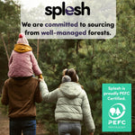 Splesh Quilted Luxury 3 Ply Luna Bloom Scented Toilet Tissue Paper, 60 Rolls