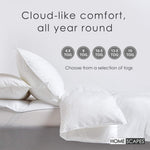 Luxury Hotel Quality Super Microfibre 4.5 Tog Summer Duvet | Double | White