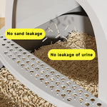 Little Devil Design Enclosed Cat Litter Box