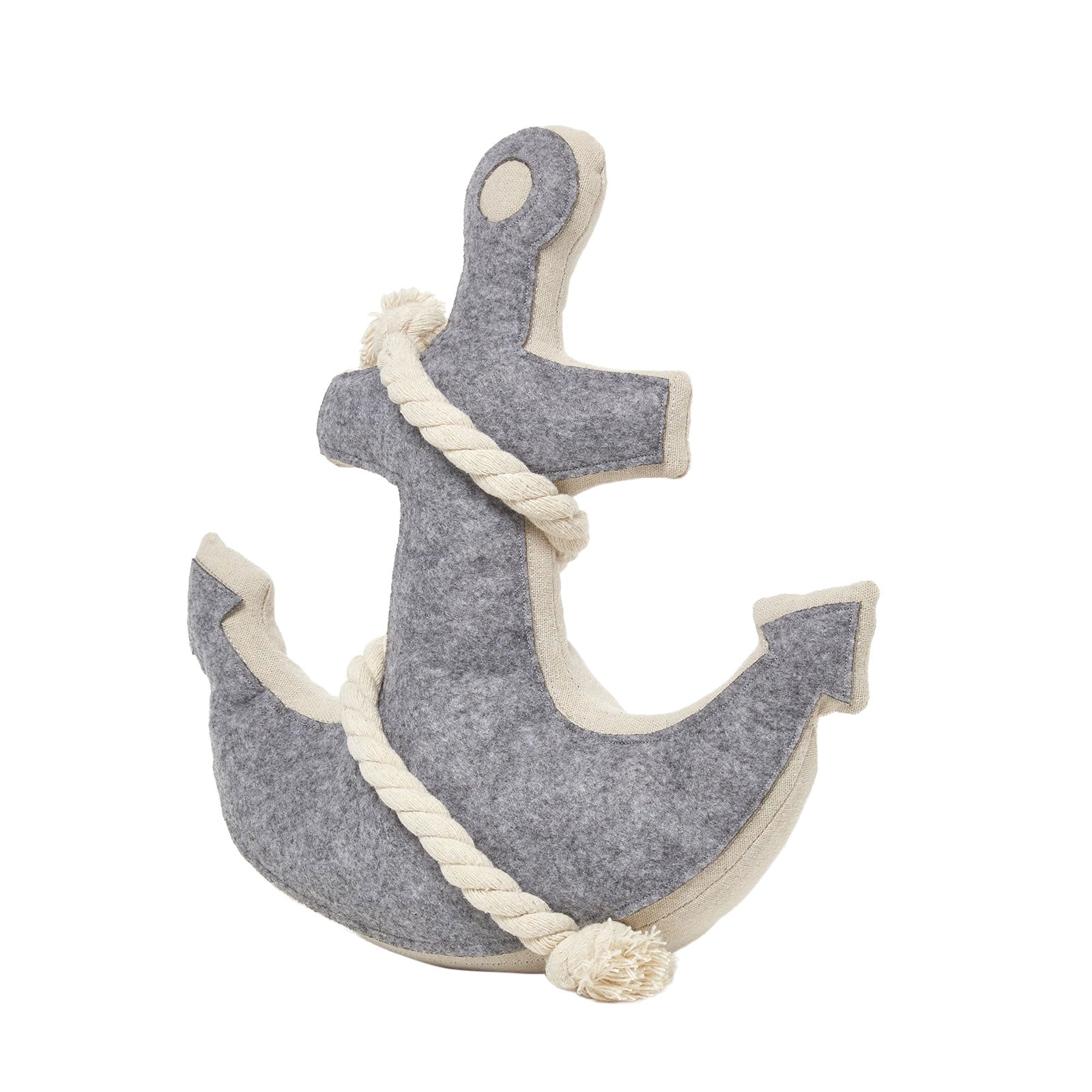 HOMESCAPES Weighted Anchor Fabric Doorstop