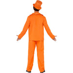 90s Stupid Tuxedo Costume | Large | Orange