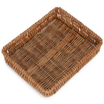 Wicker Shallow Tray | Medium | Brown