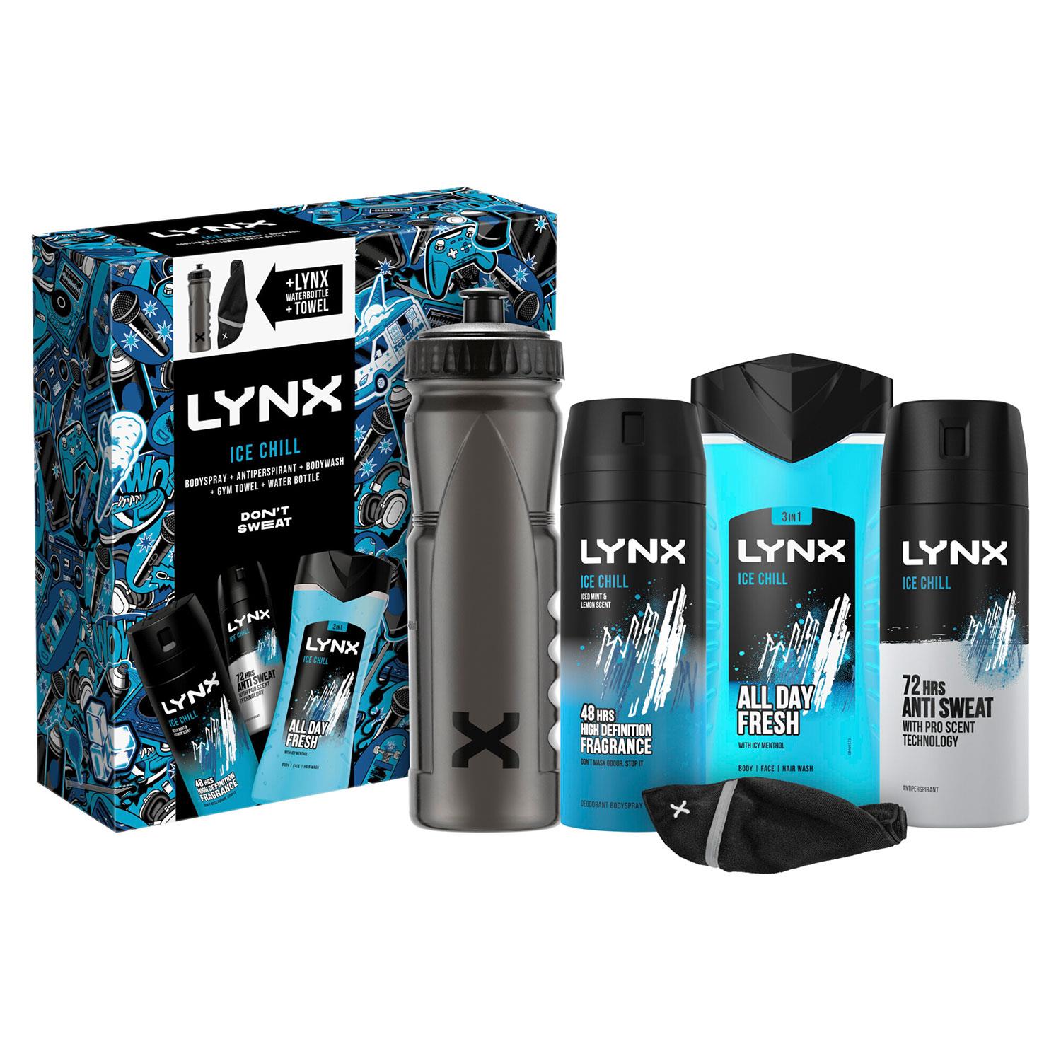 Don't Sweat Ice Chill Collection Gift Set For Him With Gym Towel & Bottle