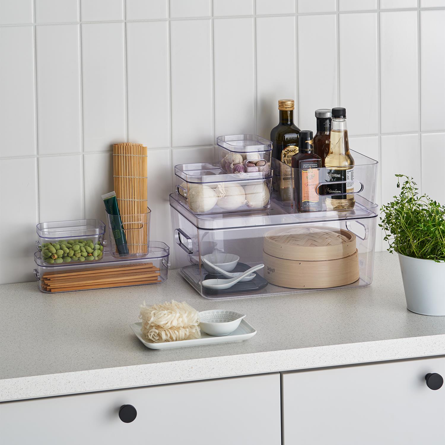 Compact Clear Lid For Large Storage Box, Bpa Free & Recycled Plastic