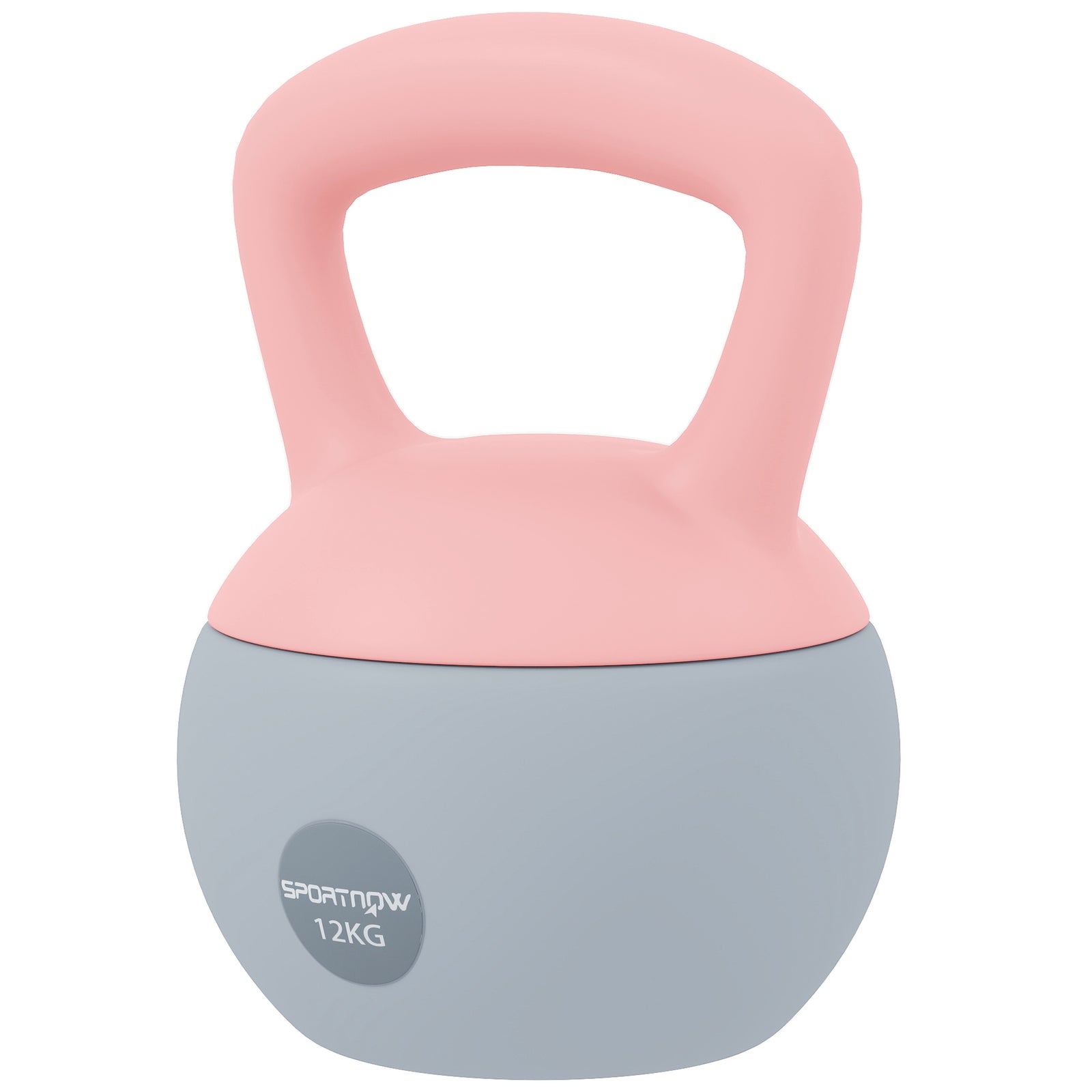 Kettlebell W/ Soft Body, Non-slip Handle | 12kg | Pink