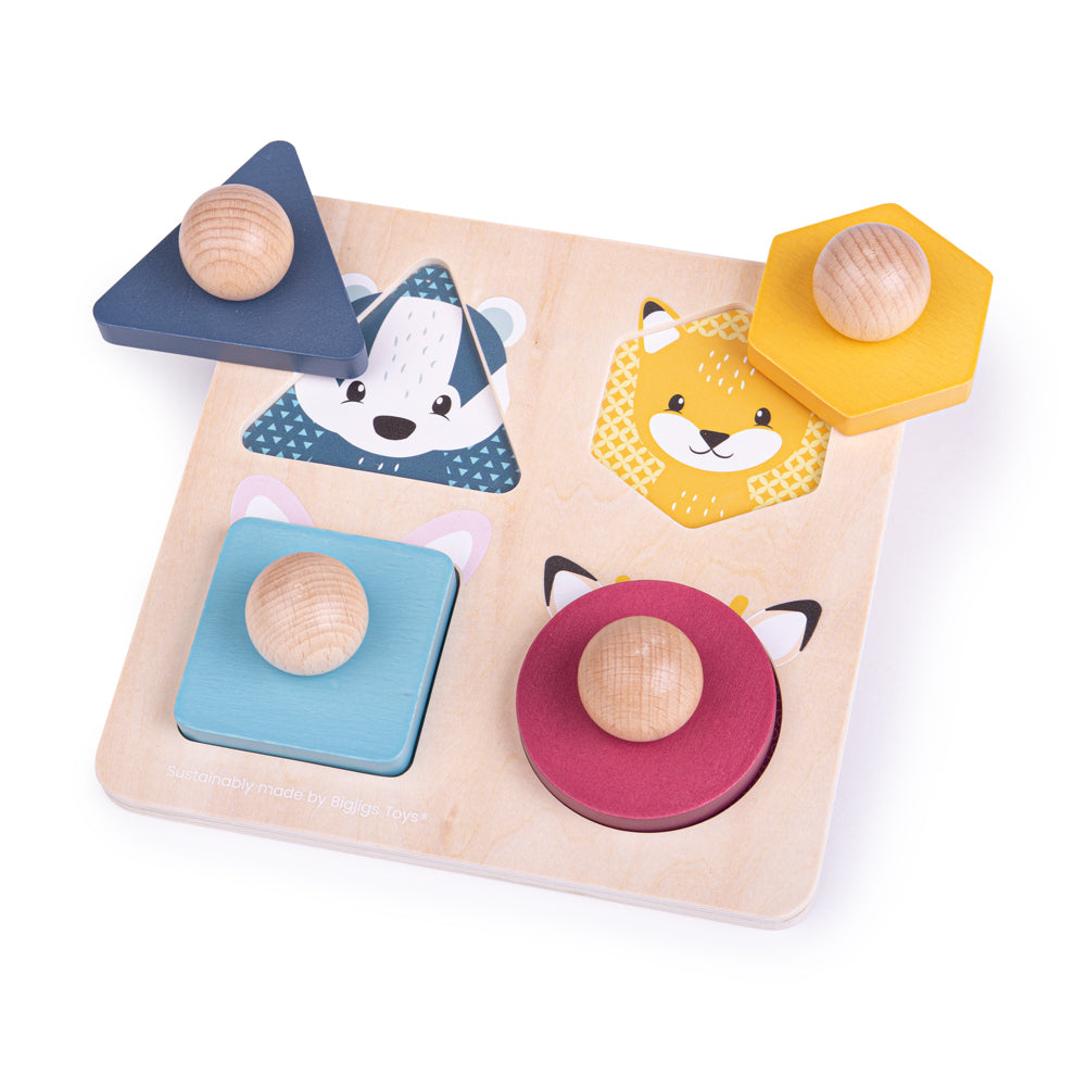 Woodland Animal Matching Puzzle - 4 Pieces