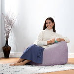 Kingston Classic Cord Bean Bag Chair | Purple