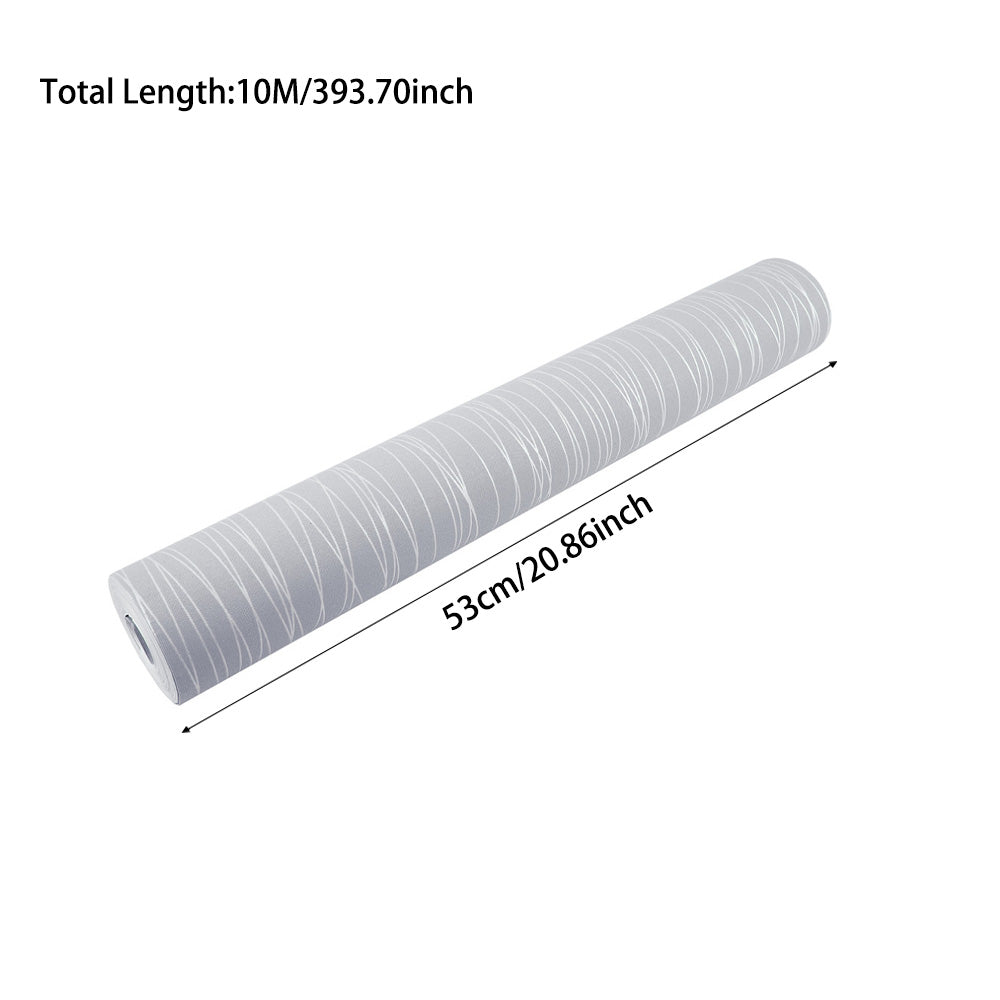 Contemporary Geometric Curving Linear Wallpaper Non-woven Fabric