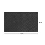 Eco Rubber Doormat | 75cm x 44cm | Black