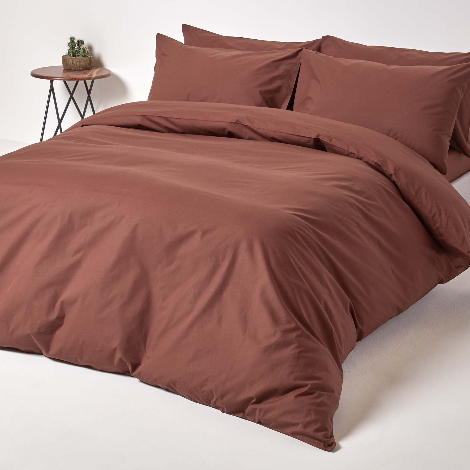 Egyptian Cotton Deep Fitted Sheet 200 Tc | Single | Chocolate