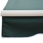2.5x2m Garden Patio Manual Awning | Green