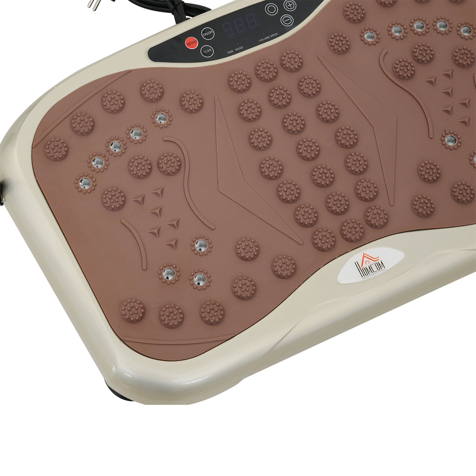 Vibration Plate Fitness Body Shaper With Music | Brown