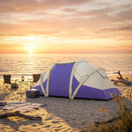 Inflatable Tent 3000mm Waterproof For 4 Person | Purple