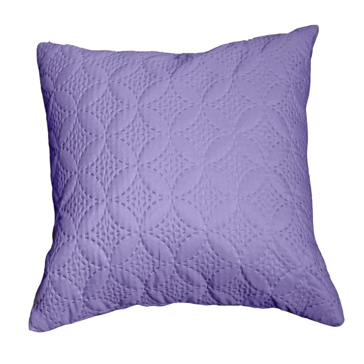 Ultrasonic Quilted Embossed Cushion Cover | 40cm x 40cm | Mauve