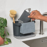 Recycled Sink Tidy - Dark Grey Kitchen Sink Organiser - Made in the UK