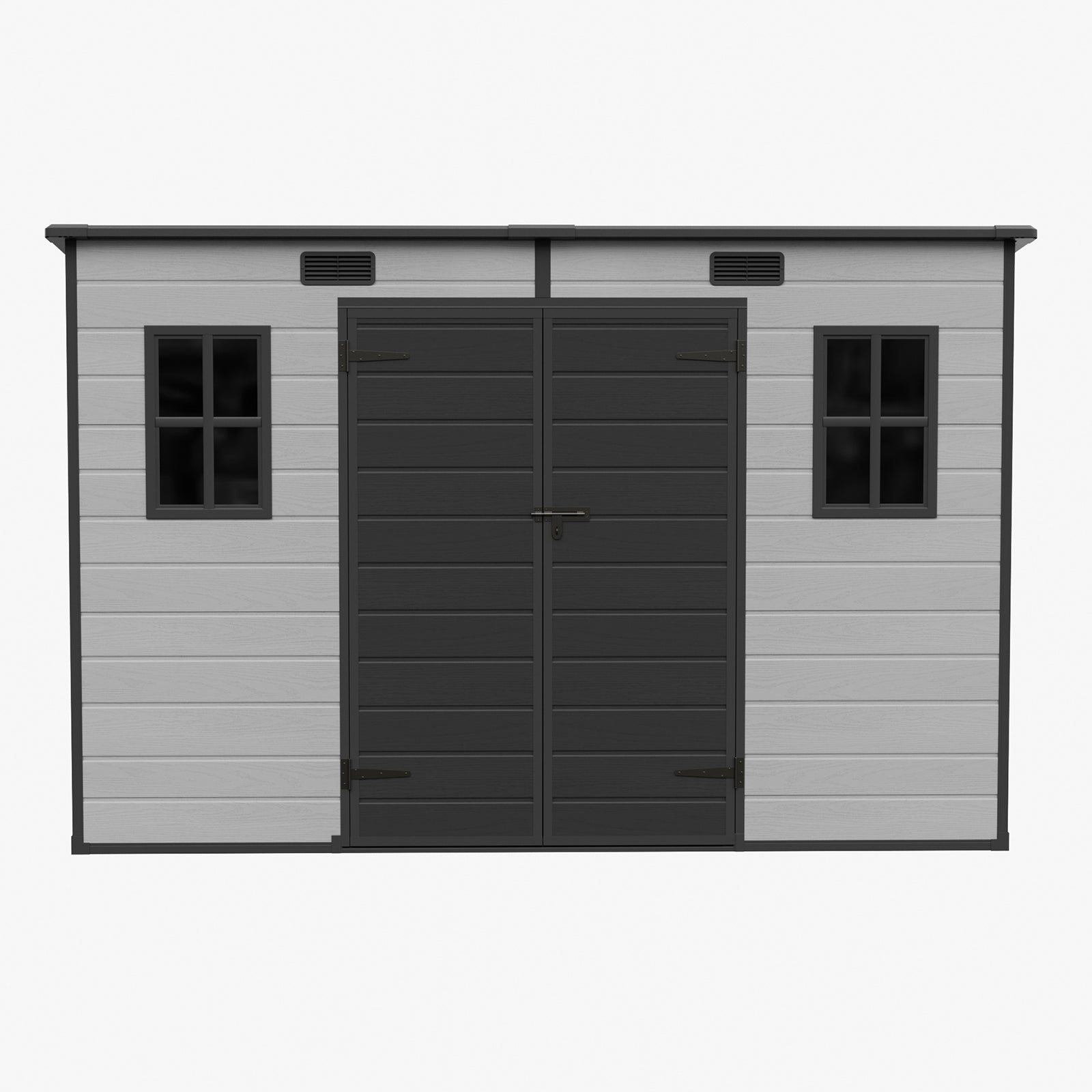 Breeins 10 X 6ft Outdoor Garden Pent Roof Tool Storage Shed