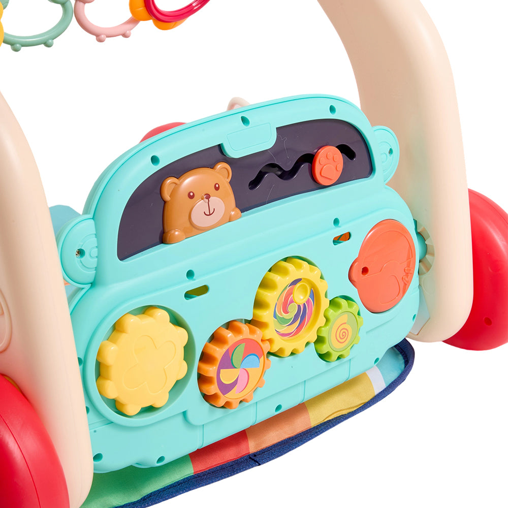 2 In 1 Baby Play Mat And Walker With Musical Keyboard