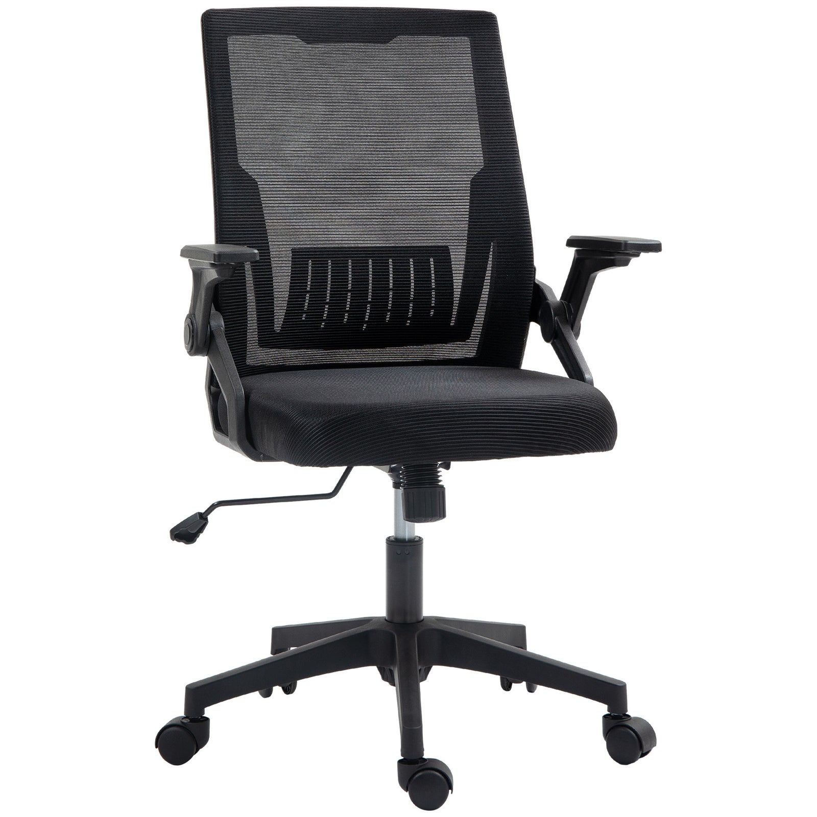 Mesh Office Chair Flip-up Arm Grey | Black