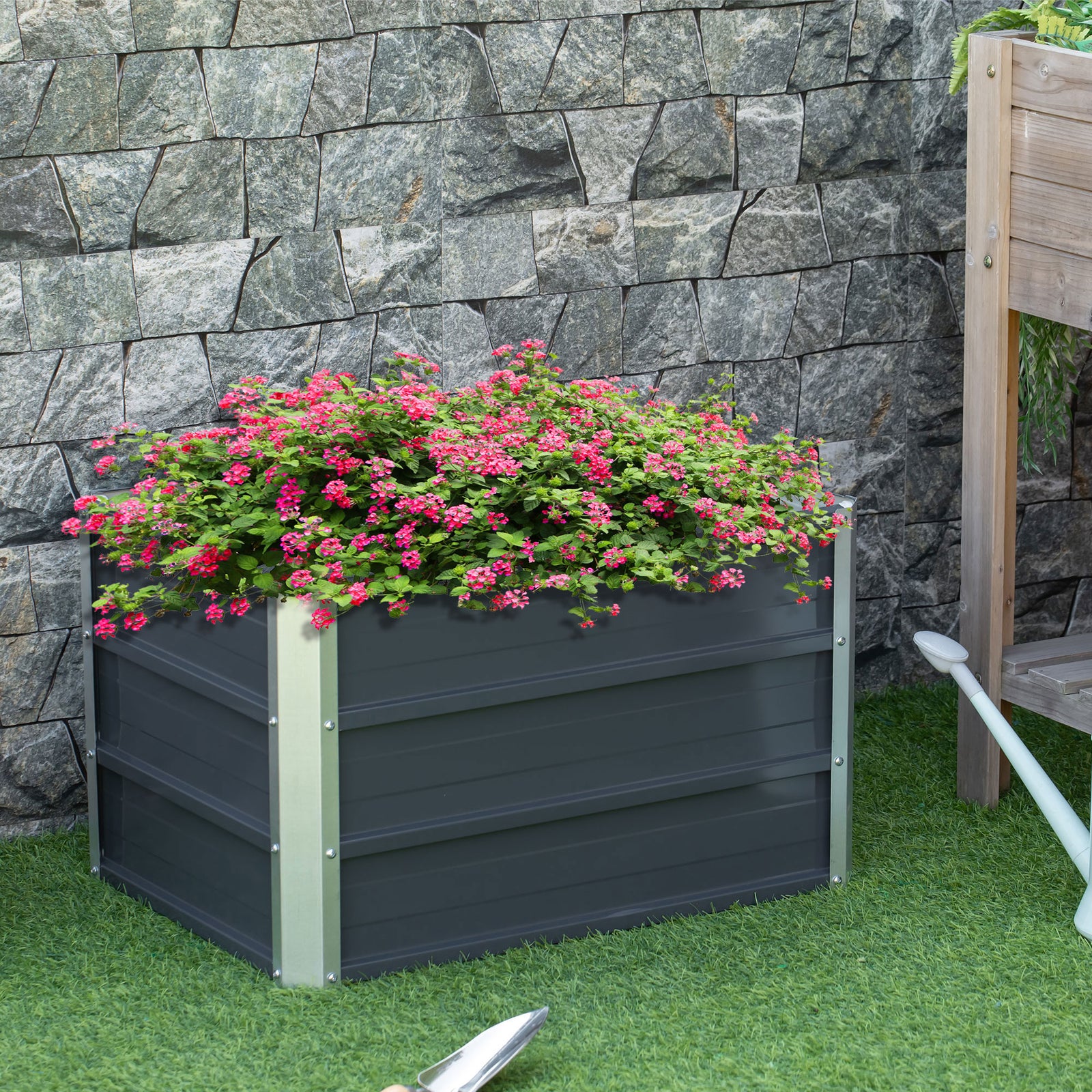 Raised Garden Bed Metal Planter For Vegetables