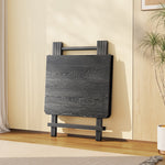 Folding Wooden Dining Table | 60cm x 100cm | Black