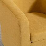 Millie Fabric Accent Chair | Yellow