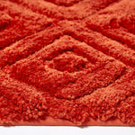Ikat Pattern Bath Mat | 50 x 80cm | Orange