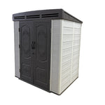 Indoor & Outdoor Living 6x4ft Plastic Shed With Window And Aluminium Structured Support