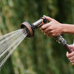 Metal Spray Gun - 6 Adjustable Patterns, Thumb Flow Control, Zinc Aluminium Inlet