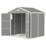 8x6ft Garden Shed With Foundation Kit, Vents & Lockable Door
