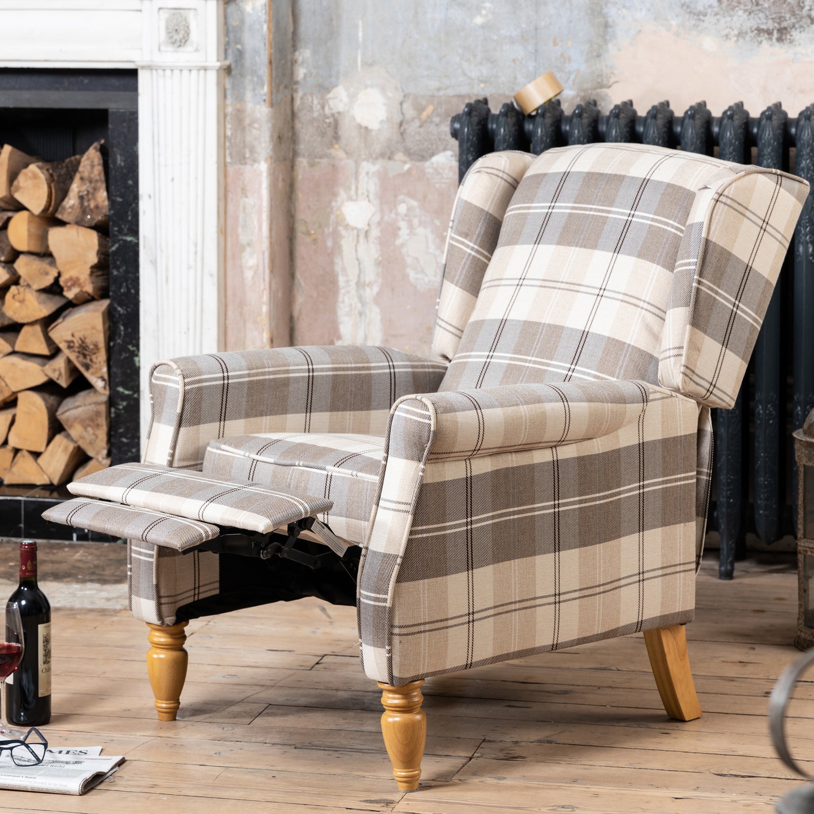Stanfield Recliner Armchair | Beige