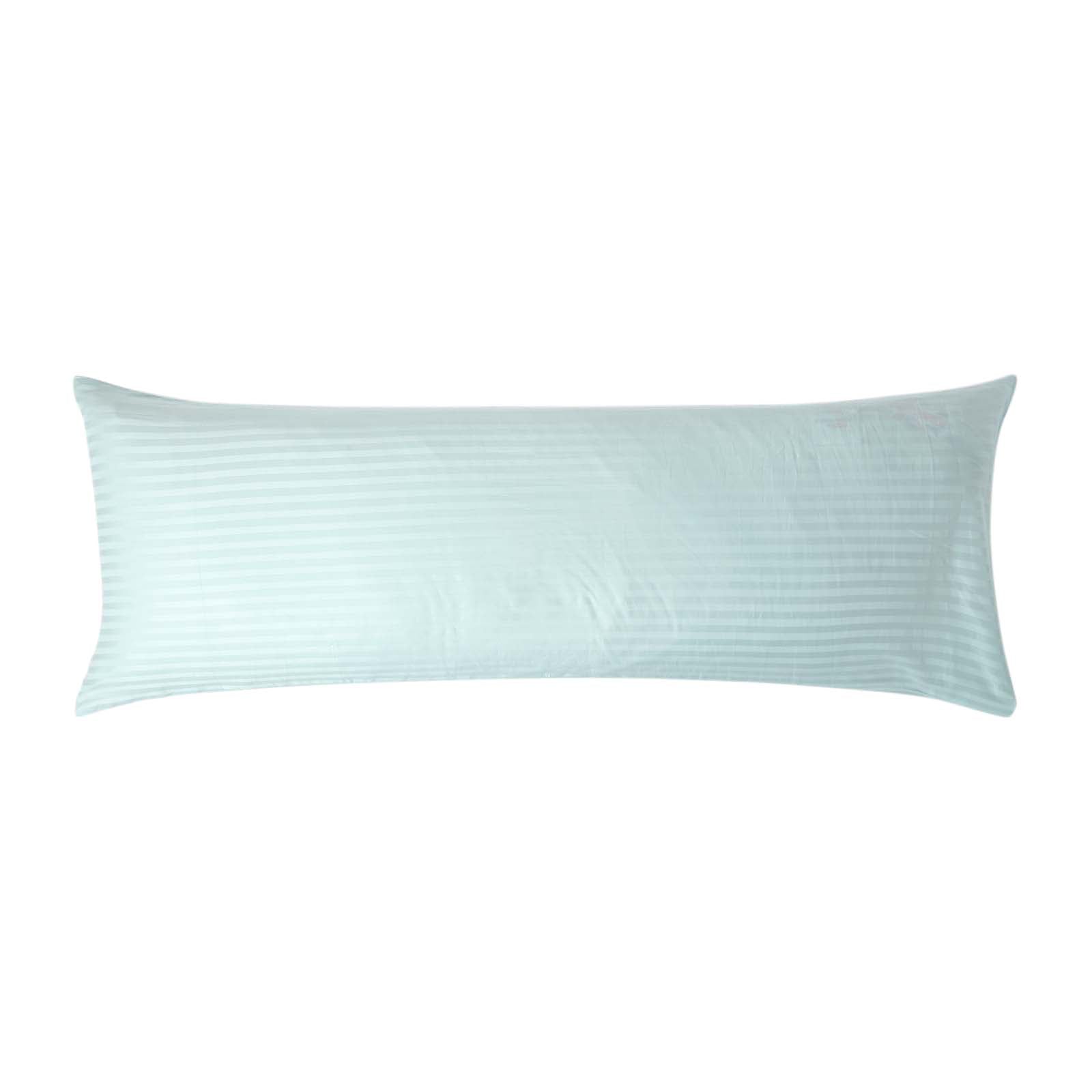 Egyptian Cotton Satin Stripe Housewife Pillowcase 330 Tc | Body | Light Blue