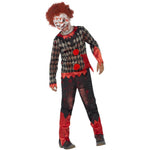 Zombie Clown Child Boy's Costume | Age 10-12