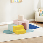 AIYAPLAY Foam Blocks For Kids, 8 Piece Indoor Building Blocks For Climbing