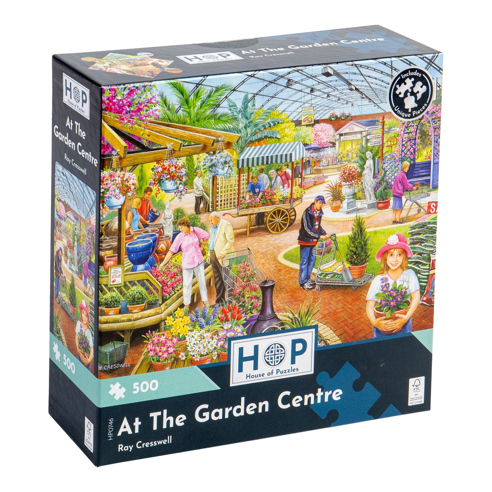 At The Garden Centre Jigsaw - 500 Piece Jigsaw Puzzle For Adults