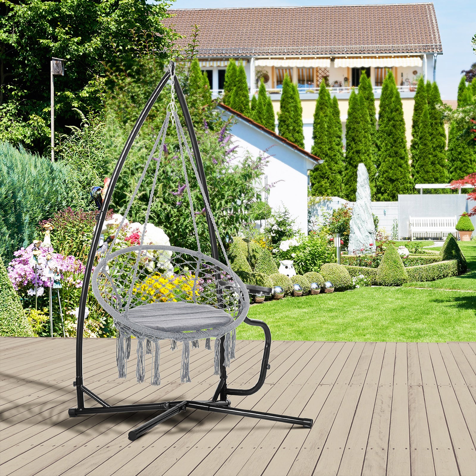 Hammock Chair Stand Only Construction Heavy Duty