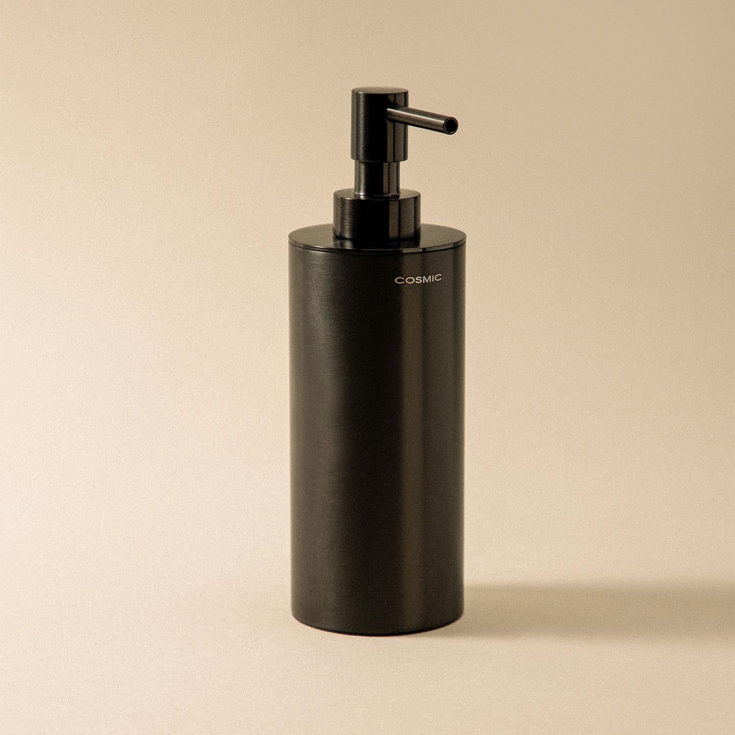 Soap Dispenser, 240ml Capacity, Black, Architect S+ Collection