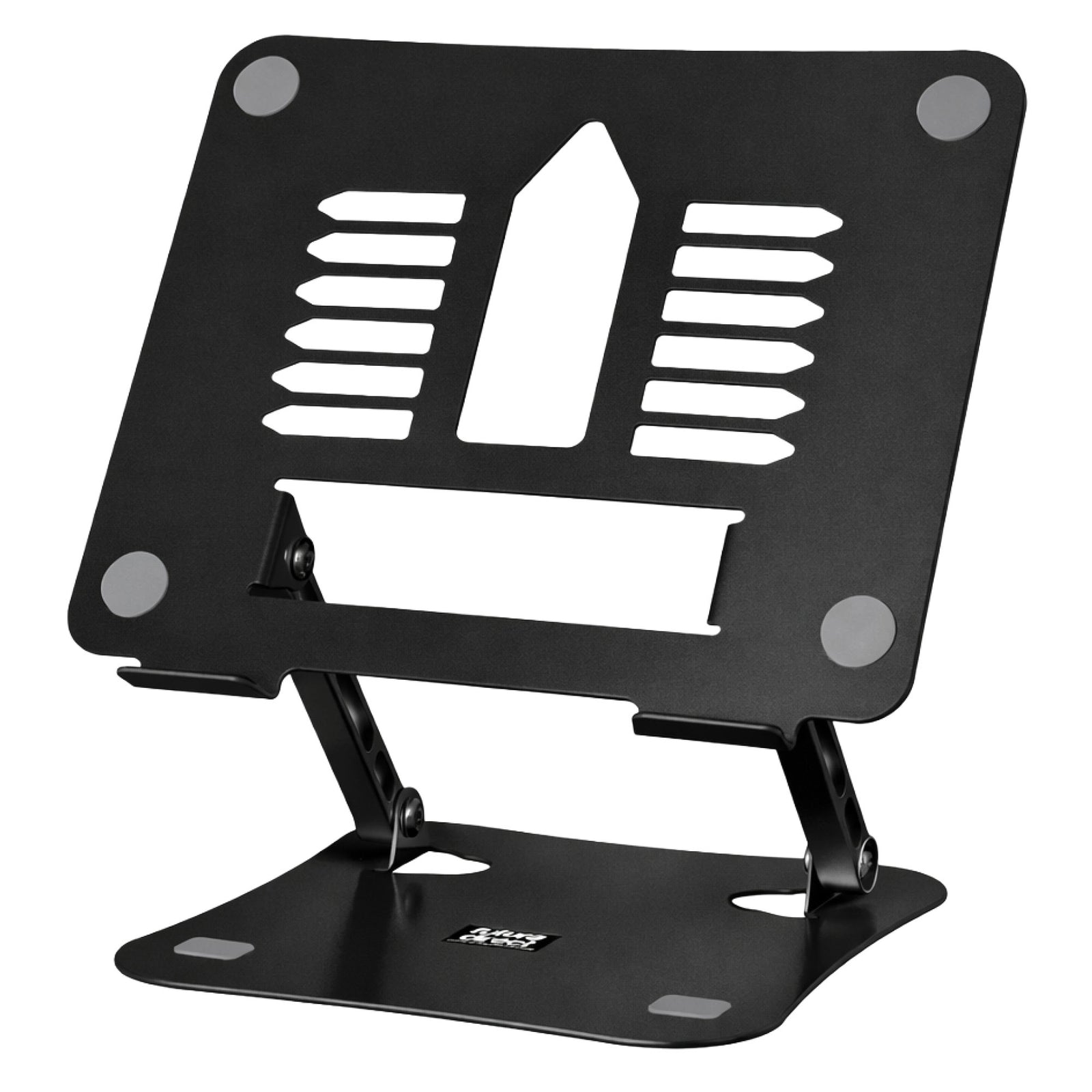 Laptop Stand Adjustable Portable Riser, Foldable Aluminium Holder For Macbook Airpro And 11 To 17 Inch Laptops | Black