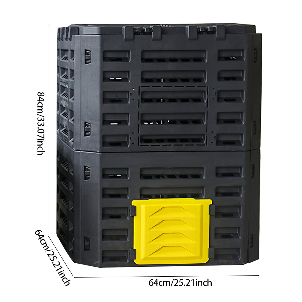 Large Capacity Garden Compost Bin – 180l / 340l / 500l For Efficient Composting | Medium