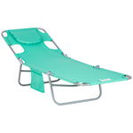 Chaise Lounge W/ Face Cavity & Arm Slots | Green