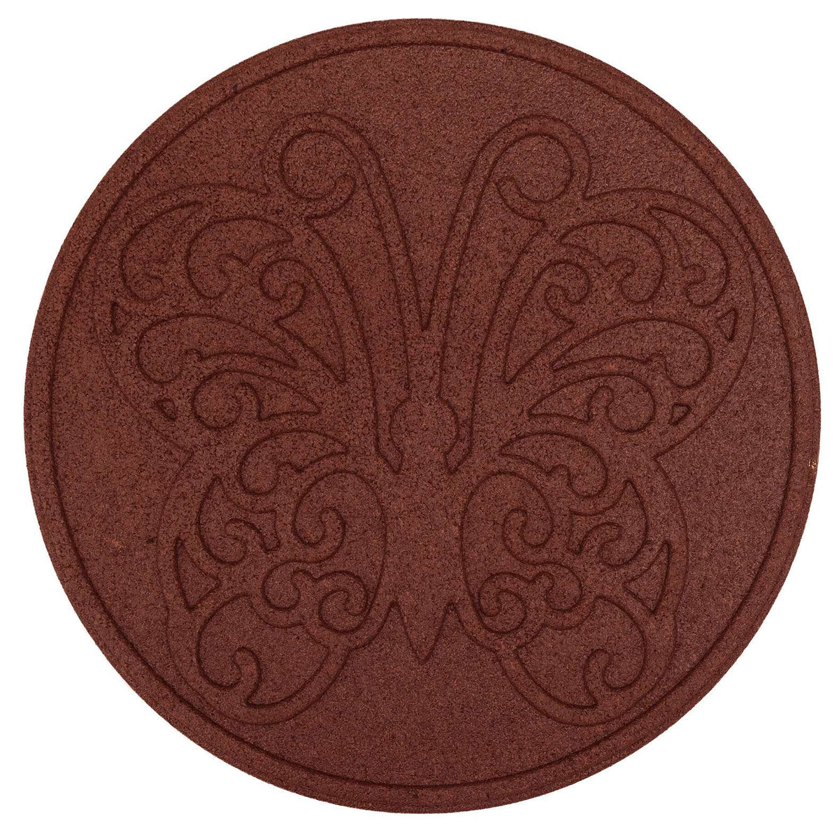 Recycled rubber Reversible Stepping Stone - Butterfly | Set of 2 | Terracotta