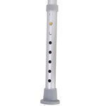 Aluminium Shower Stool With Adjustable Height Non-slip | One Size | White